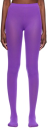 Comme des Garçons Purple Elasticized Tights