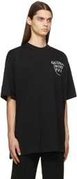 VETEMENTS Black 'Global Mindfuck' T-Shirt