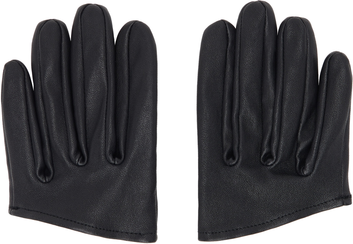 Julius Black Trinity Leather Gloves Julius