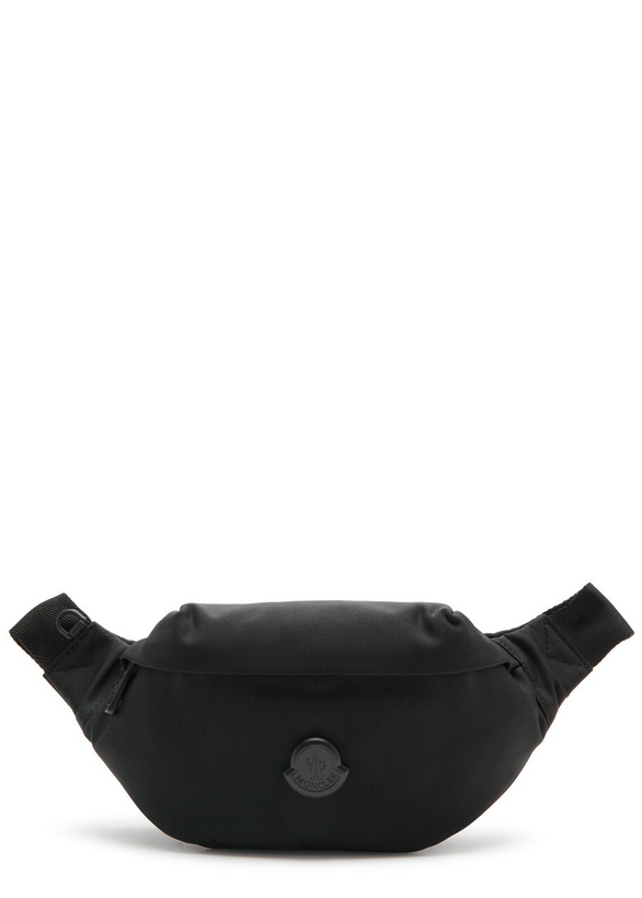 Photo: Moncler Canvas Belt bag - Black - One Size