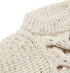 Isabel Marant - Jiarrenh Oversized Cable-Knit Wool-Blend Sweater - Neutrals