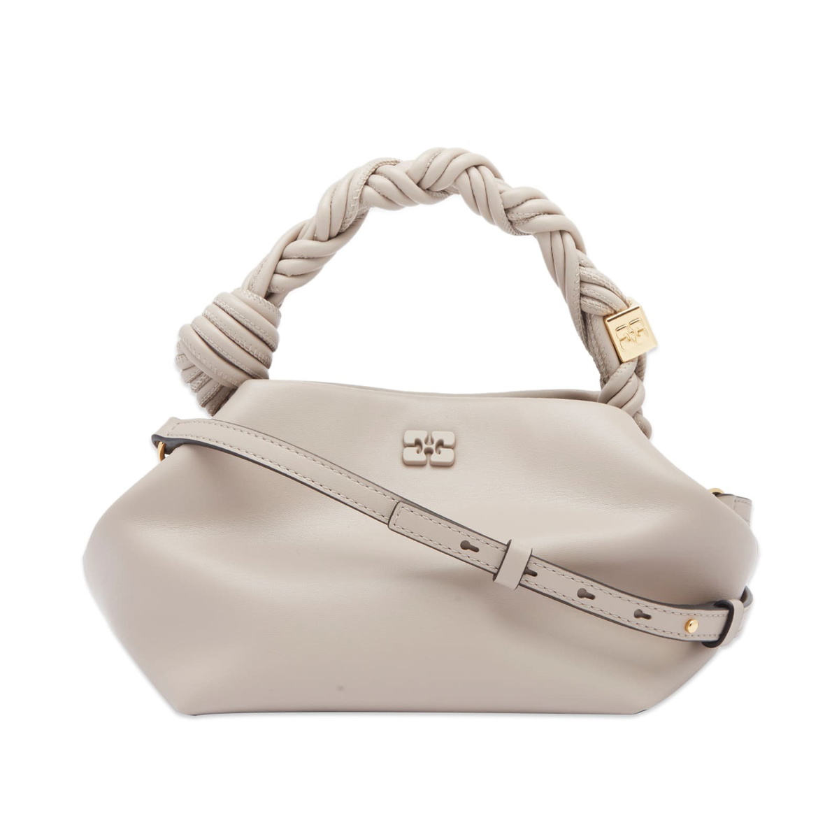 GANNI Women's Bou Bag Small in Oyster Grey GANNI