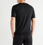 Brioni - Wool T-Shirt - Black