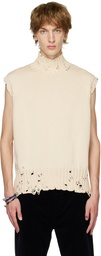 Marni Off-White Cotton Vest