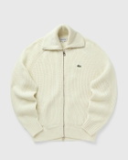 Lacoste Knit zip SWEATER Beige Mens Pullovers/Zippers & Cardigan