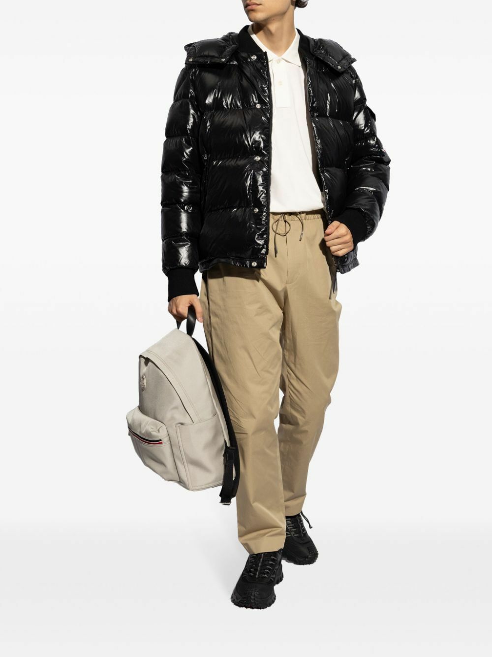 Moncler Black Trailgrip GTX Chunky Sneakers