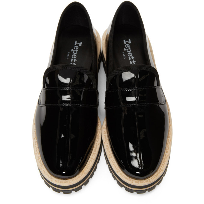 格安　repetto Gaylor Loafer ローファー　40 レア Repetto Black Gaylor Lug Sole Loafers Repetto