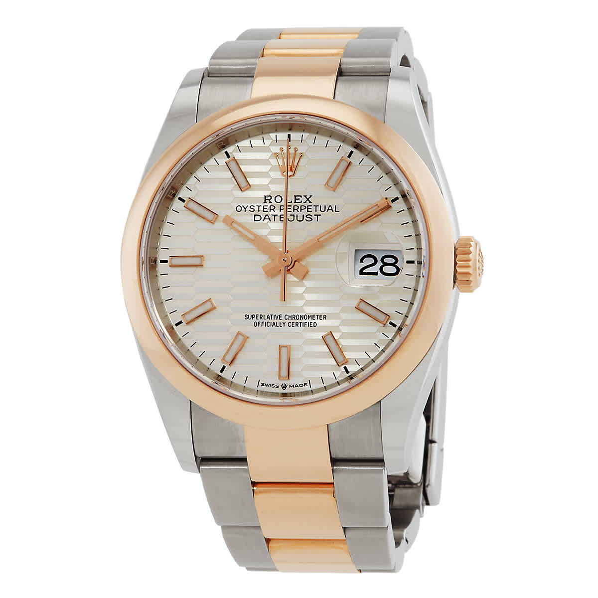 Rolex Datejust 36 Automatic Silver Motif Dial Chronometer Watch 126201SSO
