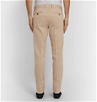 Tod's - Beige Slim-Fit Stretch Cotton and Linen-Blend Trousers - Beige