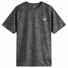 New Balance Athletics Printed T-Shirt in Black