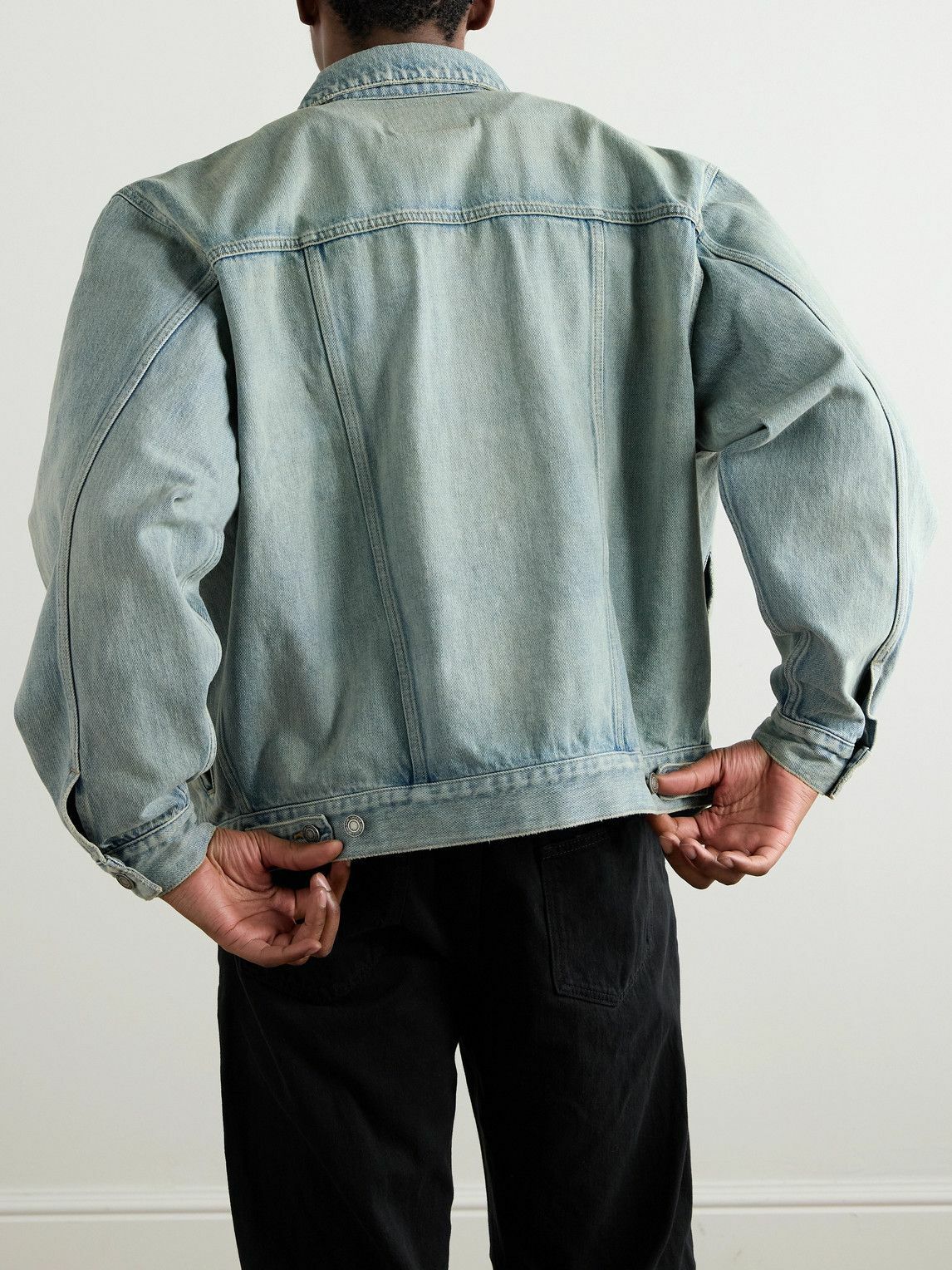 C-Star Denim Trucker Jacket - Washed Blue