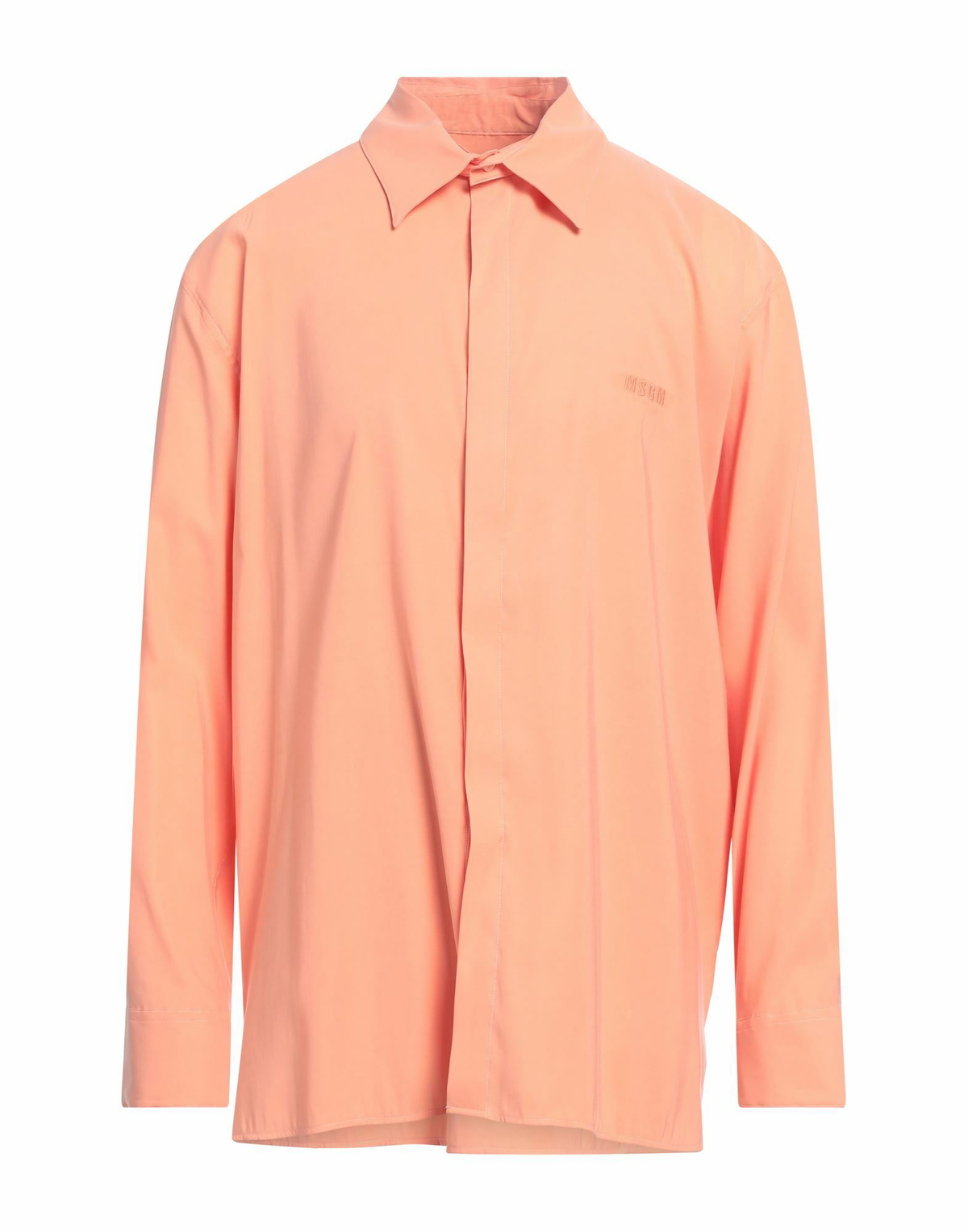 Msgm Mens Shirt in Salmon pink
