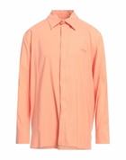 Msgm Mens Shirt in Salmon pink