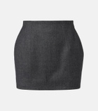 Wardrobe.NYC Wool miniskirt