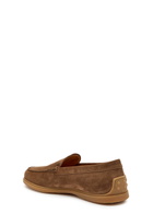 Tods Gomma Suede Loafers Brown