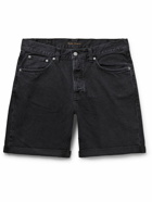 Nudie Jeans - Josh Straight-Leg Denim Shorts - Black