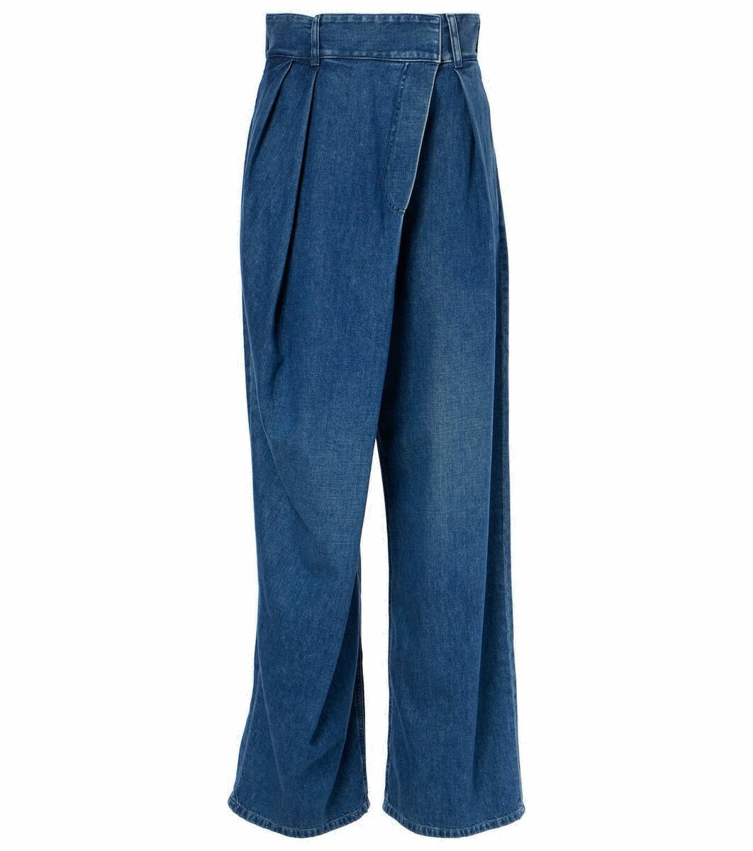 Loewe Wrap wide-leg jeans Loewe