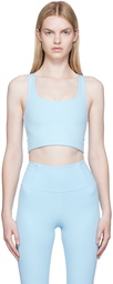 Girlfriend Collective Blue Paloma Sport Bra