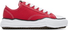 Maison MIHARA YASUHIRO Red Peterson OG Sole Canvas Low-Top Sneakers