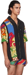 Versace Black Medusa Renaissance Short Sleeve Shirt