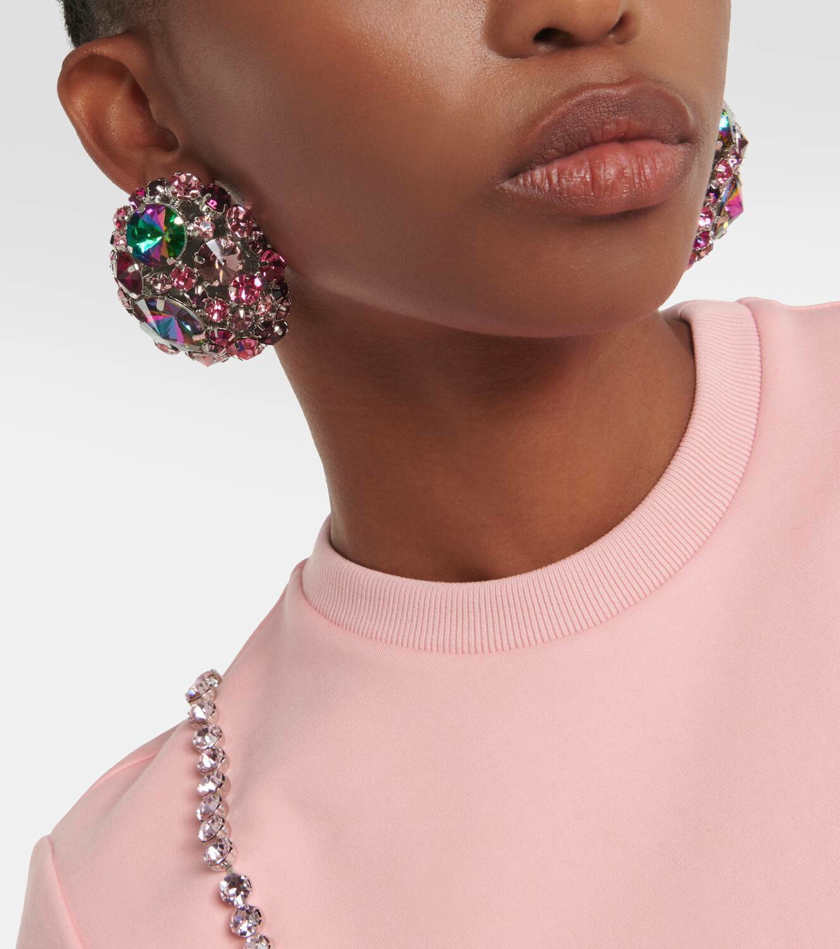 Area Crystal-embellished earrings