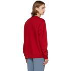 Givenchy Red Vintage Logo Sweatshirt