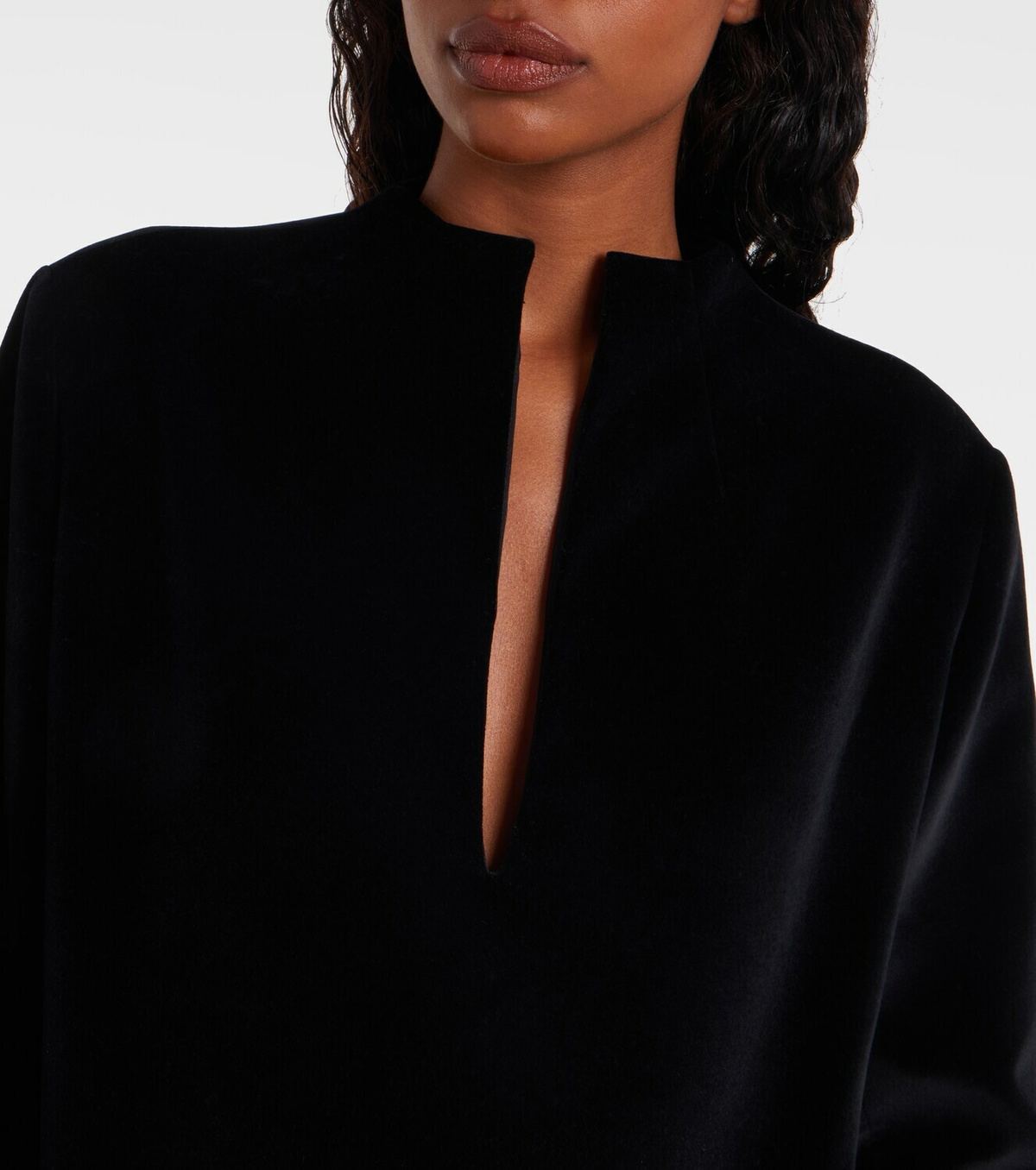 Khaite Aleena velvet minidress