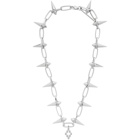 Marcelo Burlon County of Milan Silver Studs Cross Necklace