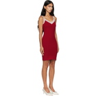 Versace Red Jacquard Stretch Cotton-Jersey Minidress