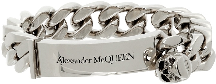 Photo: Alexander McQueen Silver Identity Chain Bracelet
