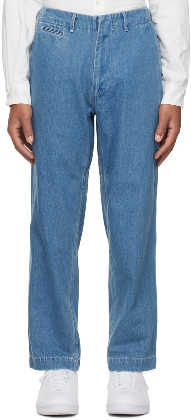nanamica Indigo Wide Jeans Nanamica
