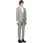 Boss Grey Checked Novan6 Ben2 Suit