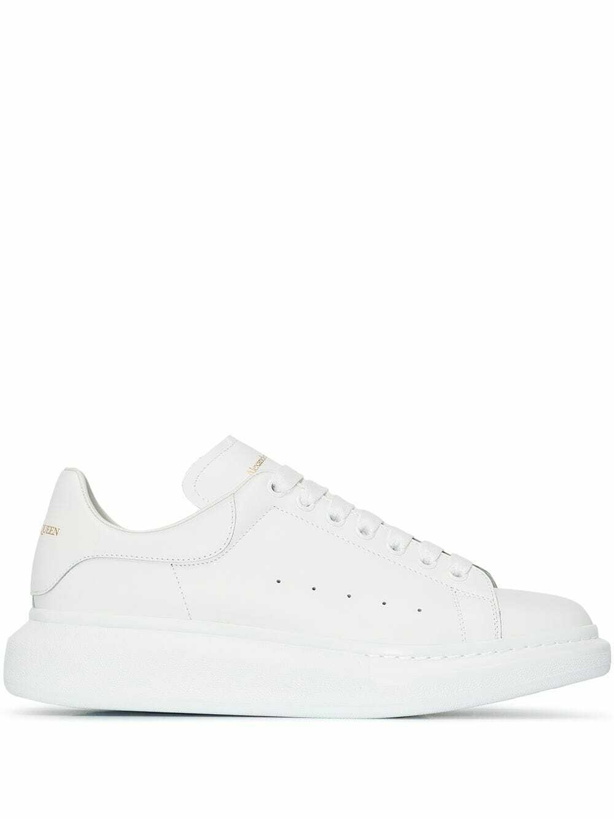 Photo: ALEXANDER MCQUEEN - Oversized Leather Sneakers