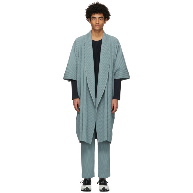 Homme Plisse Issey Miyake Grey Monthly Colors November Coat