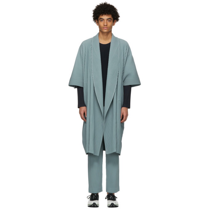 Photo: Homme Plisse Issey Miyake Grey Monthly Colors November Coat