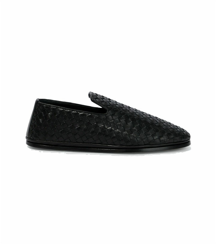Photo: Bottega Veneta - Intrecciato leather loafers