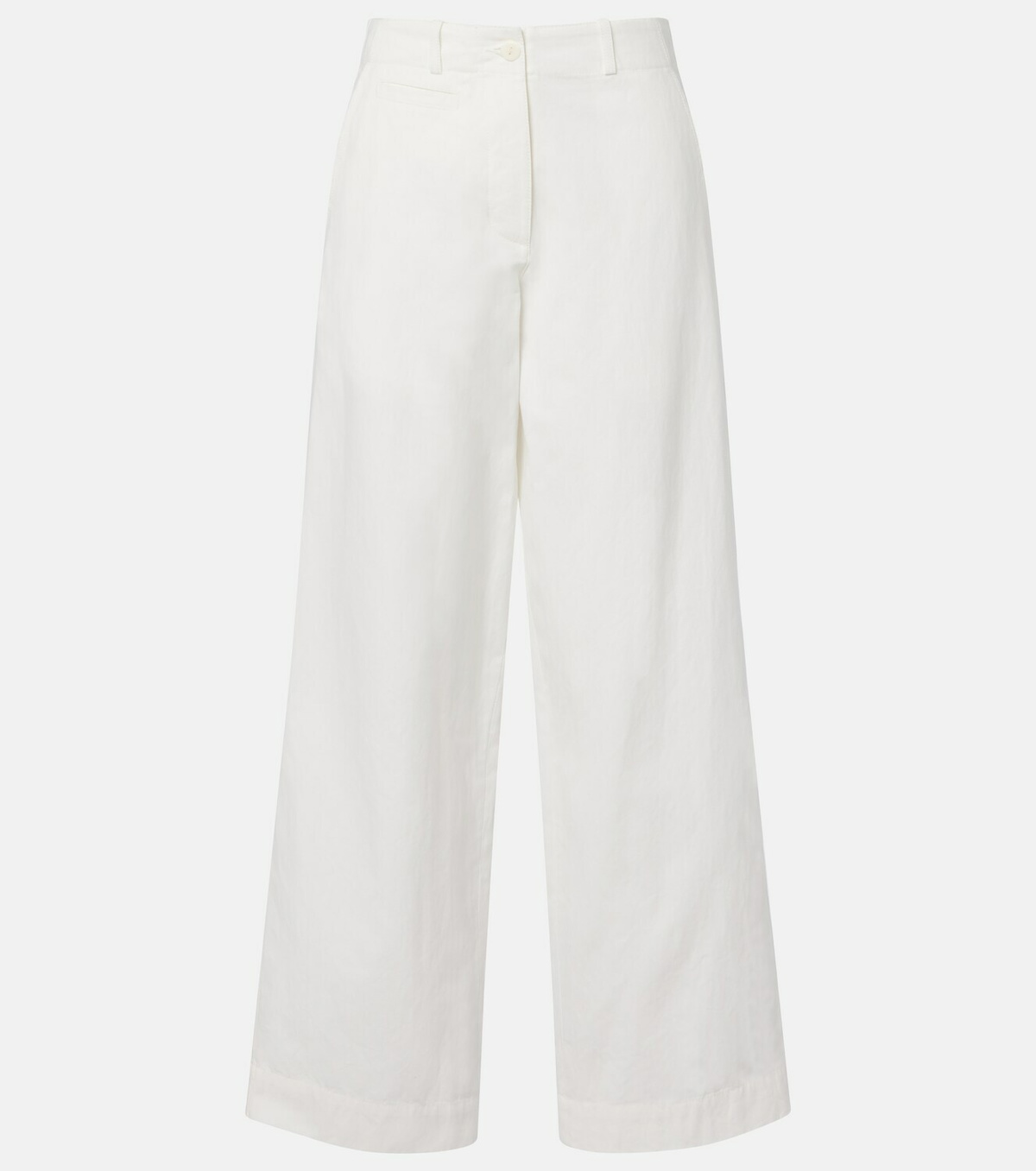 The Row Fadry cotton gabardine wide-leg pants
