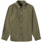 A.P.C. Men's Basile Overdyed Overshirt in Light Khaki