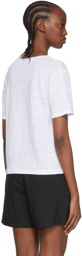 Vince White Linen T-Shirt