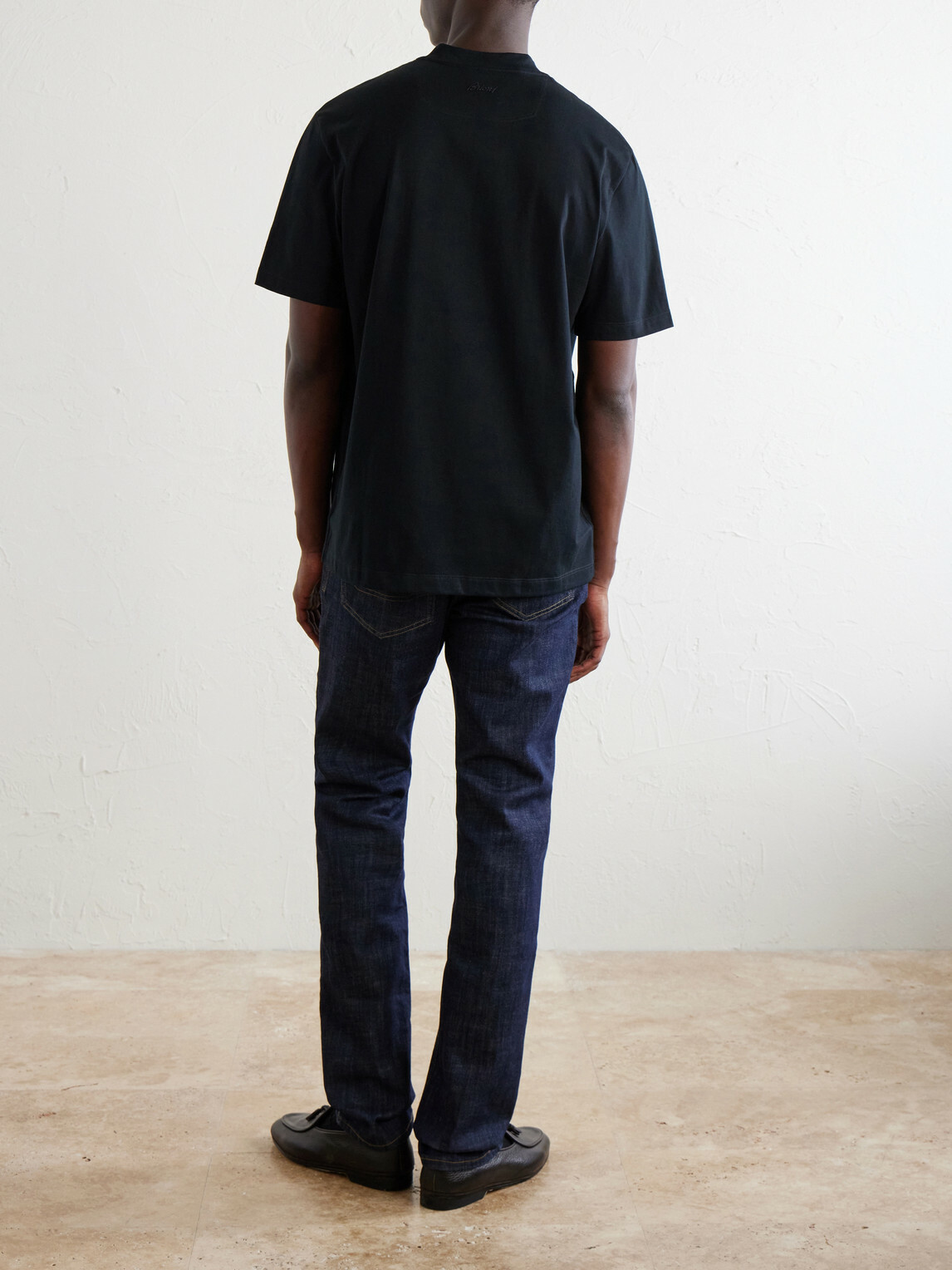 Brioni - Cotton-Jersey T-Shirt - Black