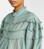 Marant Etoile Doana cotton-blend ruffled blouse
