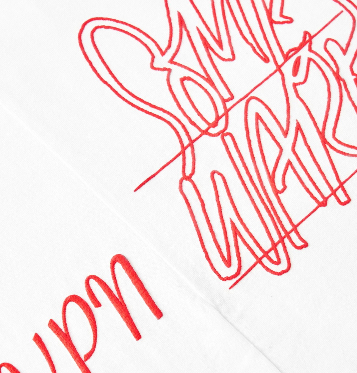 Some Ware - Oversized Logo-Print Organic Cotton-Jersey T-Shirt - White