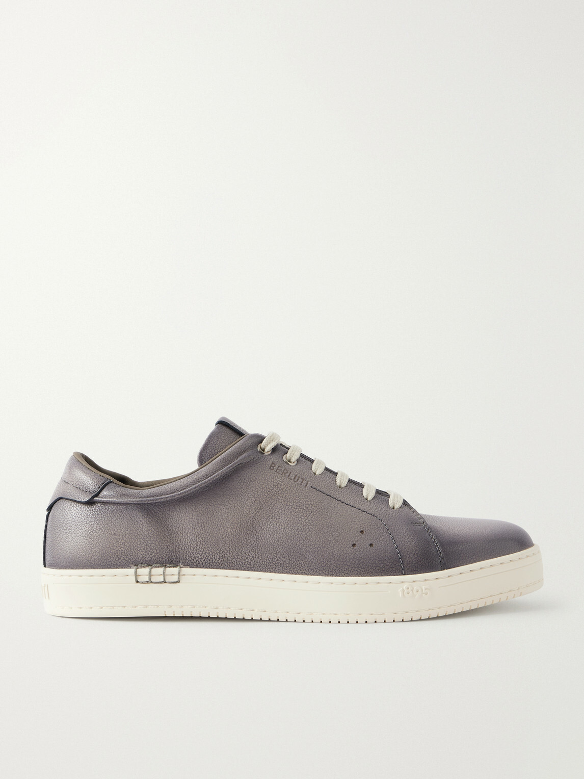 Berluti - Playtime Full-Grain Venezia Leather Sneakers - Gray