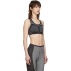 Nike Black and Grey Flyknit FE/NOM Bra