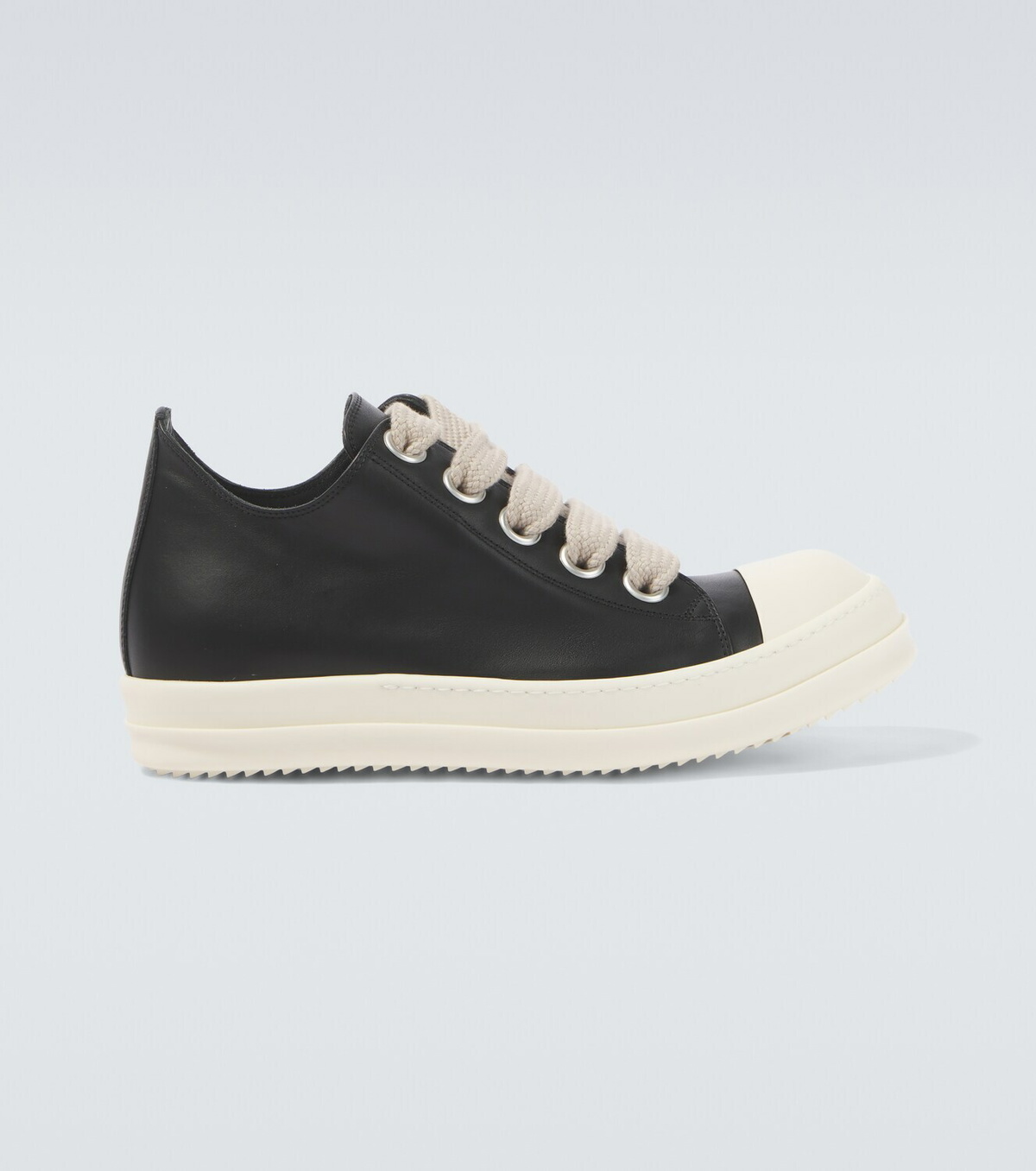 Rick Owens Jumbolace leather low-top sneakers