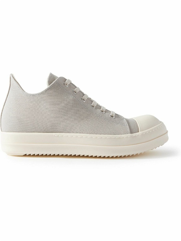 Photo: DRKSHDW by Rick Owens - Twill Sneakers - Gray