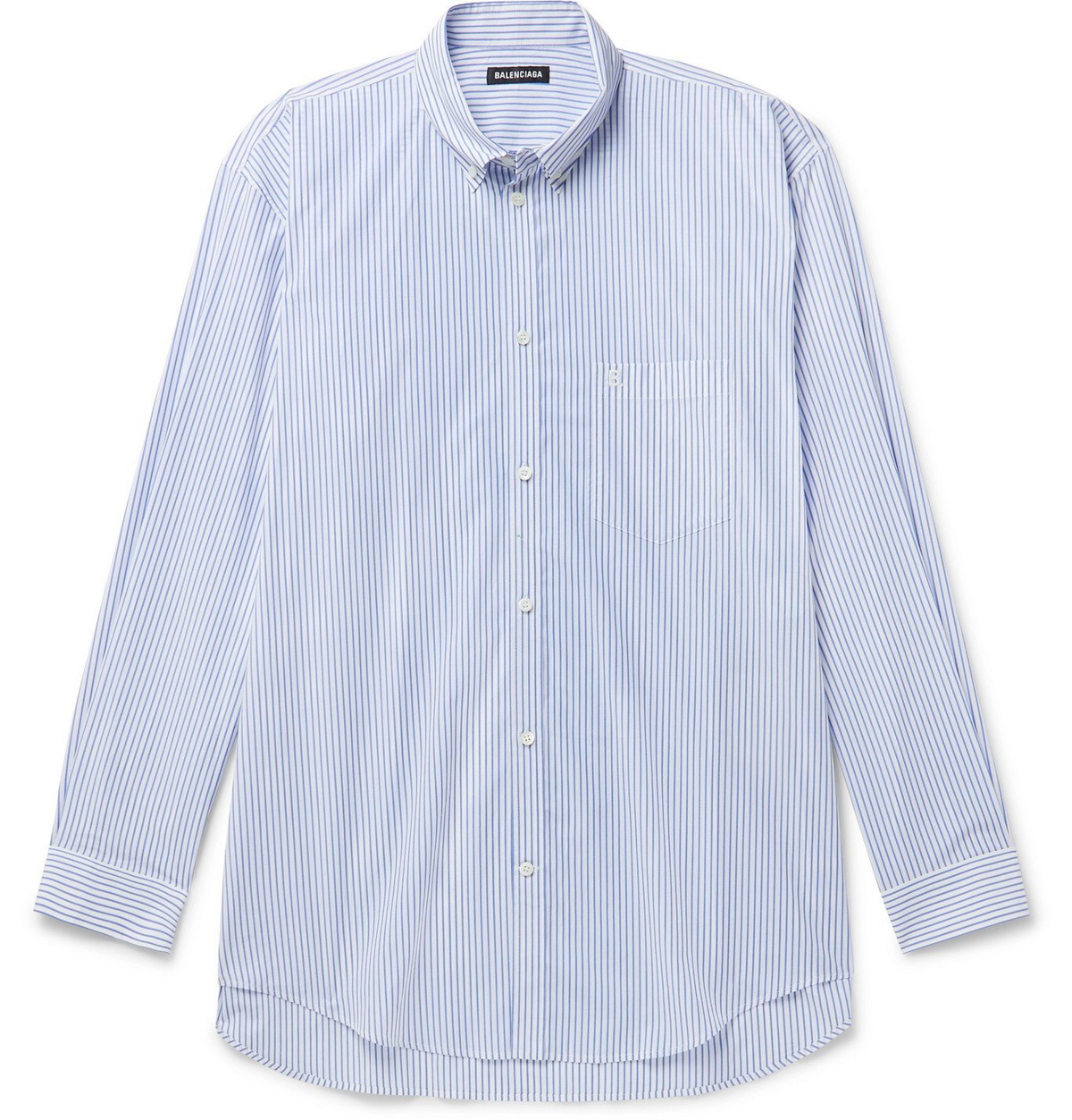 Shirt Balenciaga Blue size XL International in Cotton - 31314328