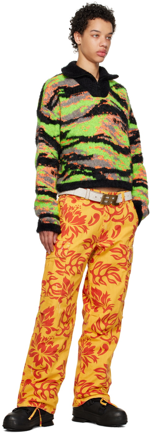 ERL Multicolor Tiger Turtleneck