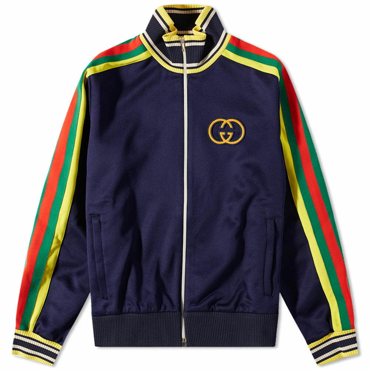 Photo: Gucci Men's Interlock GG Track Jacket in Abyss
