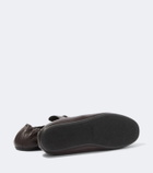 Prada Leather penny loafers